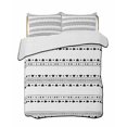 thumbnail image 2 of Quilts Queen Size, White Boho Geometric Soft Comforter Bedding Set for Bed, Abstract Art Dots Striped Lightweight Quilted Bedspread with Pillow Cover(2 Pieces) for All Season, 90x96 Inch, 2 of 6
