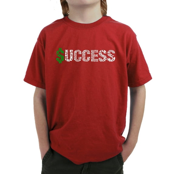 Boy's Word Art T-shirt - Success
