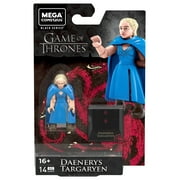 MEGA MCX Heroes HBO Game of Thrones Daenerys Targaryen Micro Action Figure, Building Toys for Kids