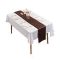 thumbnail image 1 of Paquete de 10 caminos de mesa de satén de 12 x 108 pulgadas para decoraciones de mesa rectangulares y redondas, bodas, fiestas de cumpleaños, banquetes, 1 of 5