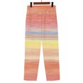 thumbnail image 6 of SAHFX Women's Cropped Summer Pants Gradient Pants With Pockets Summer Capris Pants Tapered Pant Pull-On Pants Ankle Pants Loose Fit Trousers High Waisted Pant Breathable Linen Pant Long Pant, 6 of 7