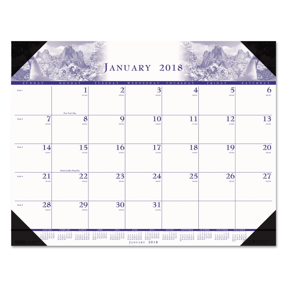 House Of Doolittle Recycled One Color Photo Monthly Desk Pad Calendar 22 X 17 2018 Walmart House of doolittle recycled one color photo monthly desk pad calendar 22 x 17 2018 walmart