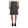 thumbnail image 2 of Lands' End Women's Solid A-line Skirt Below the Knee, 2 of 3