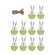thumbnail image 3 of 10x decoraciones colgantes de madera para Pascua, decoraciones para árboles, letreros decorativos artesanales para decoraciones del hogar, colgantes Verde Macarena colgante de huevo de pascua, 3 of 8