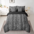 thumbnail image 2 of Manfei Aesthetic Gray Twin Bedding Sets 7-Piece, Cheetah Leopard Print Bedding Comforter Set, Safari Wildlife Sheet Sets, Ultra Soft Bedroom Decor, 2 of 7