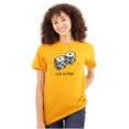thumbnail image 3 of Snake Eyes Sarcastic Gambling Lucky Men's Graphic T Shirt Tees Brisco Brands M, 3 of 6