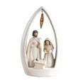 thumbnail image 3 of Figura de Natividad Macarena Decoración de nacimiento de Jesús resina 12,5 cm x 7,2 cm x 20 cm, 3 of 8