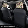 thumbnail image 3 of Kdxio Colorful Fruits Pattern Print 2 Piece Car Head Rest Covers Set Auto Front/Rear Seats Headrest Cover Universal Fit Most Cars,Sedan, SUV, 3 of 9