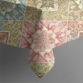 thumbnail image 5 of Pioneer Flower Floral Print Pattern Square Tablecloth, Waterproof Wipeable Spillproof Washable Table Cover for Home Kitchen Party Decor, 42"x42", 5 of 6
