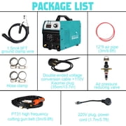 Plasma Cutter 50A Non-Touch ARC Air Plasma Cutter Dual Voltage 110V/220V IGBT Inverter Metal Cutting Machine with Torch for 1/2 Clean Cut