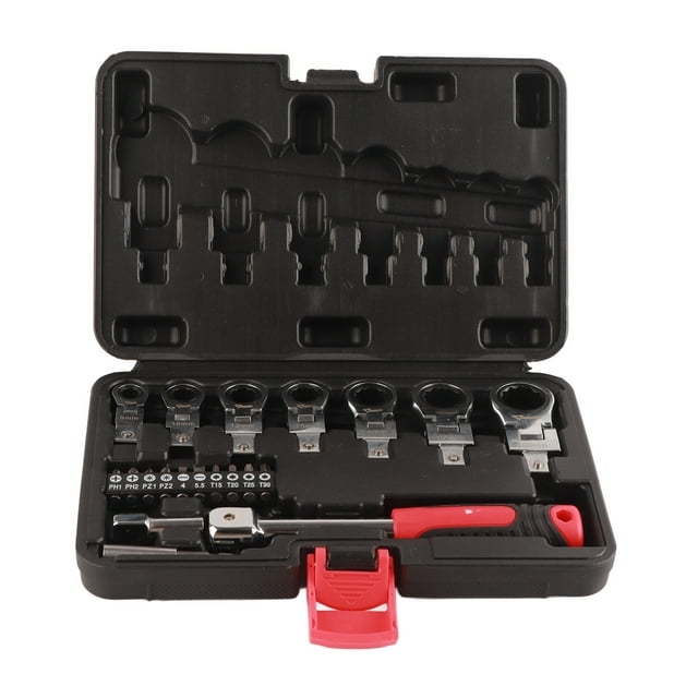 Oubit Interchangeable Ratchet Wrench Set,20 Pcs Ratchet Wrench Ratcheting Wrench Kit Screwdriver Bit Set Enhanced Features
