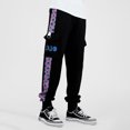 thumbnail image 2 of Pantalones de Anime JoJo's Bizarre Adventure, disfraces de cosplay, pantalones casuales de Kujo Jotaro, monos, pantalones deportivos, 2 of 5