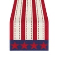 thumbnail image 7 of Ouuluon 4th of July Table Runner Patriotic Star Printed Table Runners, Red White Blue Table Scarf for Dining Room Kitchen Holiday Party Decor, 7 of 7