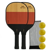 Echo Sports Series Wood Pickleball Paddle - Starter Edition - 2 Pack - 10.2" x 7.6" Paddle by Orca