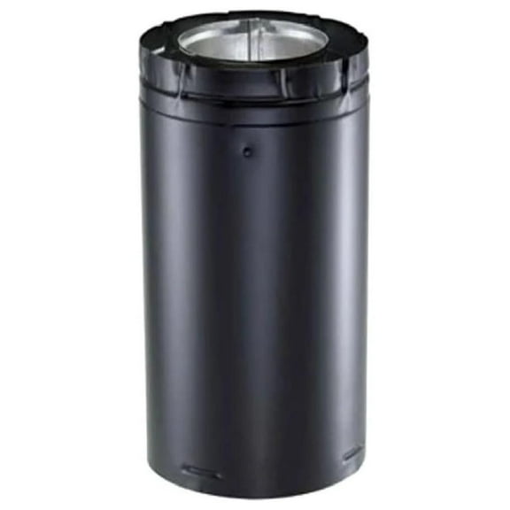 Simpson Dura-Vent Simpson Exhaust Vent Pipe Direct Vent 12" Black, 4" x 6.625", 46DVA-12B