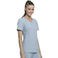 thumbnail image 5 of Cherokee iFlex Women Scrubs Top V-Neck Knit Panel CK605, 5 of 6