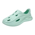 thumbnail image 5 of Rokment Men Women Lightweight EVA Wave Hollow out Clogs Slip on Slides Breathable Cushioned Platform Non Slip Mules Water Garden Shoes for Beach Pool Shower Walking Quick Drying, 5 of 6