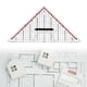 thumbnail image 5 of Regla de escala ural, escala acrílica de 12 ", regla de escala triangular de dibujo para Blueprint, regla triangular, regla de dibujo, regla, 5 of 9