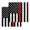 Red, Black, White, variant on Black White Kitchen Dish Towels for Drying Dishes Set of 4, Retro Stars Stripes Flag Shabby Chic Texture Waffle Weave Microfiber Hand Tea Bathroom Towels Quick Dry & Absorbent Towel 12x12