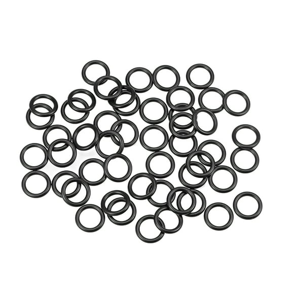 O-Rings Nitrile Rubber 11mm Inner Diameter 16mm OD 2.5mm Width Round Seal Gasket 50Pcs