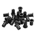 thumbnail image 4 of Unique Bargains Écrous de Rivets M6 Acier au Carbone Zincé Tête Plate Filetée Écrou Noir 20 Pcs, 4 of 7