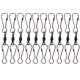 thumbnail image 1 of 10 pinzas para mangas de viento con ganchos giratorios dobles de 360° para colgar., 1 of 5