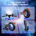 thumbnail image 6 of Electric Scooter for Adults – 8.5"/10"/12" Tires,Peak 500W-700W Motor, 15-30 Miles Range, Up to 20 MPH – Foldable Commuter Scooter for Men & Women, 6 of 9
