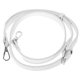 thumbnail image 2 of Creative Replacement Shoulder Bag Strap Adjustable PU Women Bag Strap Bag Accessory (White, Silver Buckle), 2 of 4