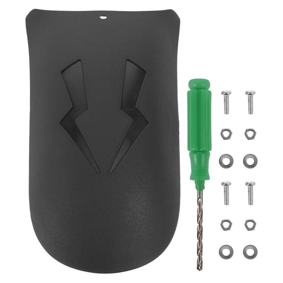 Soimiss Black Front Wheel Mudguard for Motorcycle Splash Guard with Stable Material and Quick Setup