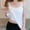 White, variant on Vivianyn HD Women's Lace Trim Fleece Lined Camisole, Sleeveless Warm Base Layer,Black,Size M-XXL