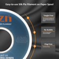 thumbnail image 4 of Filamento para impresora 3D XZN Silk PLA de 1,75 mm, bobina de 1 kg, bronce, 4 of 6