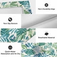 thumbnail image 6 of Palm Leaves Outdoor Rug for Patio/Deck/Porch, Non-Slip Large Area Rug 5 x 8 Ft, Green Blue Tropical Plants Summer Country Indoor Outdoor Rugs Washable Area Rugs, Reversible Camping Rug Carpet Runner, 6 of 8