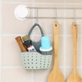thumbnail image 5 of Sink Draining Hanging Basket Adjustable Kitchen Accessories Rubber Sink Bag Soap Sponge Shelf Faucet Holder for Bathroom 1PC, 5 of 10