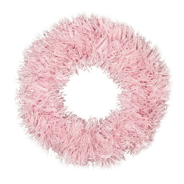Guirnalda de flores artificiales con ramas rosas para otoño e invierno, chimenea, árbol de Navidad y puerta. 30 centimetros