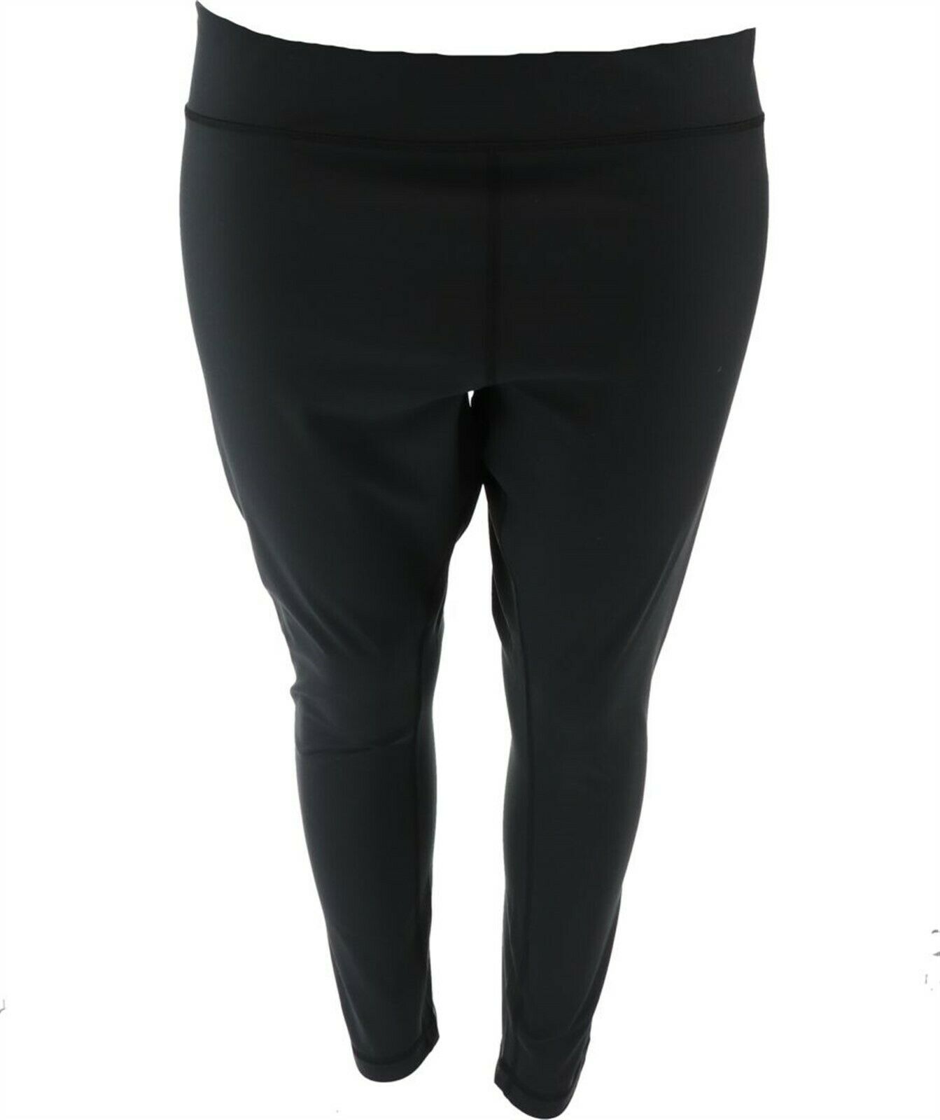 Active High Waisted Leggings Black 3X 