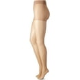 thumbnail image 2 of Hanes Womens Perfect Nudes Sheer to Waist Run Resistant Light Tummy Control Hos, 2 of 2