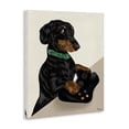 thumbnail image 4 of Stupell Industries Gamer Dachshund Dog Animals & Insects Painting Gallery Wrapped Canvas Art Print Wall Art, 36 x 48, 4 of 8