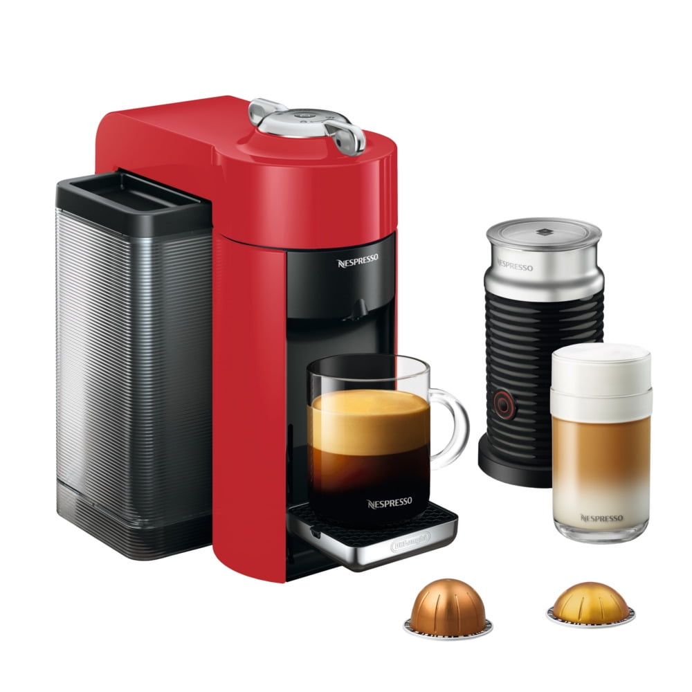 DeLonghi Nespresso Vertuo Red Coffee and Espresso Machine with