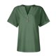 thumbnail image 5 of Tops formales,Camiseta de cuello en V para mujer, informal, de manga corta, de poliéster suave, ideal para el hogar y el uso diario, sopatenor, 5 of 9