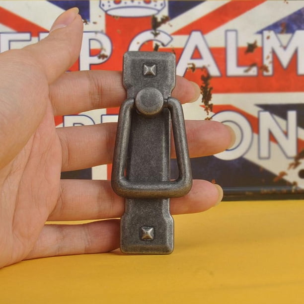 Moda Aleación de Zinc pequeña sala Perilla Cajón Cajón de Extracción para Puertas Armarios Cajón Armario Soledad Tirador de anillo de gabinete