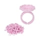 thumbnail image 2 of Vasos de pegamento para extensiones de pestañas, portaherramientas para pestañas para uso profesional, anillos de pegamento con diseño floral rosa, juego de 100 piezas, 2 of 8