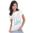 thumbnail image 3 of Christian Religion Faith Hope Love Womens Slim Fit Graphic Tee Brisco Brands X, 3 of 5