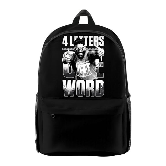 Jey Uso Merch Four Letters One Word Backpack Women Men Fashion Shoulders Bag Casual Daypacks Travel Bags