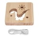 thumbnail image 2 of 3D Wooden Lamp Energy Saving Warm White Light Wood Carving Lamp for Kids for Bedrooms ANGGREK Otros, 2 of 8
