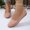 Pink, variant on Daolelai Women's Stylish Leather Solid Color Wedge Heel Casual Shoes Elegant and Comfortable Shoes