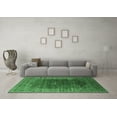 thumbnail image 3 of Ahgly Company Indoor Rectangle Oriental Emerald Green Industrial Area Rugs, 7' x 9', 3 of 4
