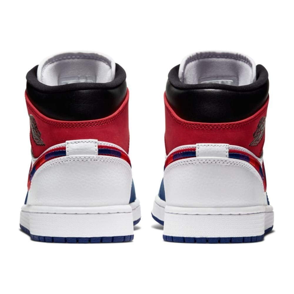 Nike Air Jordan 1 Mid SE White/Red-Rush 