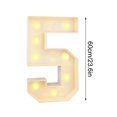 thumbnail image 2 of Decoración de escena digital KT Board 2025 | Marco de carta de cumpleaños luminoso a presión | Puntal de graduación iluminado | Tablero de fondo de fiesta | Pantalla colorida duradera | Fácil de, 2 of 2