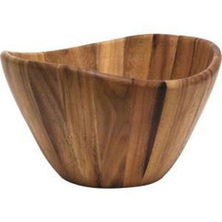 Wooden Bowl Salad Mixing Bowl Durable Decorative Solid Wood Reusable for  Kitchen Home Decoration Container Handmade with Lids Serving Bowl  20cmx7.5cm 