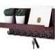 thumbnail image 1 of Lwenki Soporte para llaves, soporte de pared para llaves y correo de entrada con 7 ganchos resistentes para gafas de sol, correa para perros, estante decorativo de pared con accesorios de montaje, 15, 1 of 1